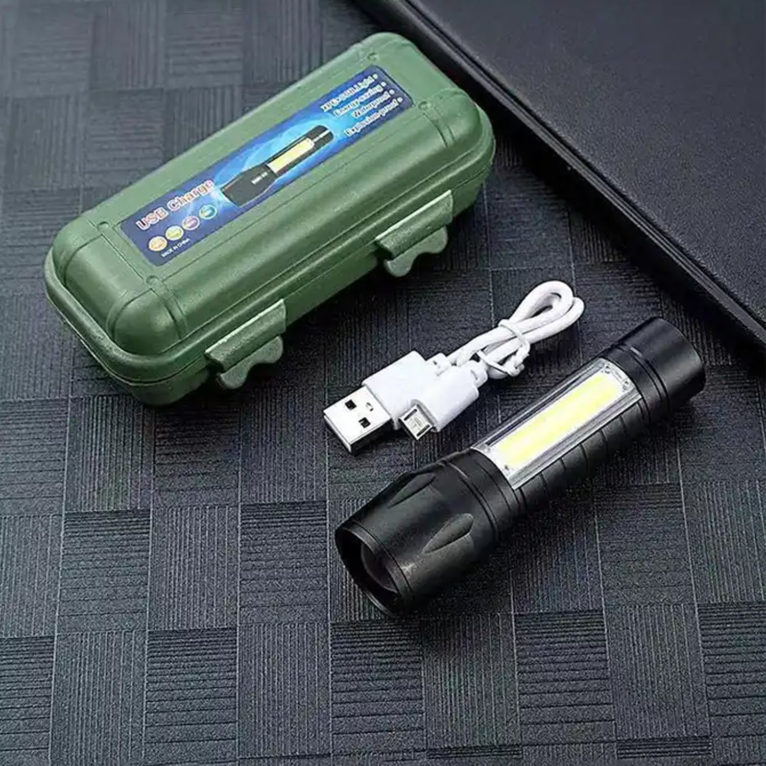 7526 LED Flashlight Rechargeable USB Mini Torch, Ultra Brightest Zoom Flash Light Handheld Pocket Compact Portable Tiny Lamp with COB Side Lantern, High Power Tactical Travel Emergency Flashlights 7526 LED Flashlight Rechargeable USB Mini Torch, Ultra Brightest Zoom Flash Light Handheld Pocket Compact Portable Tiny Lamp with COB Side Lantern, High Power Tactical Travel Emergency Flashlights